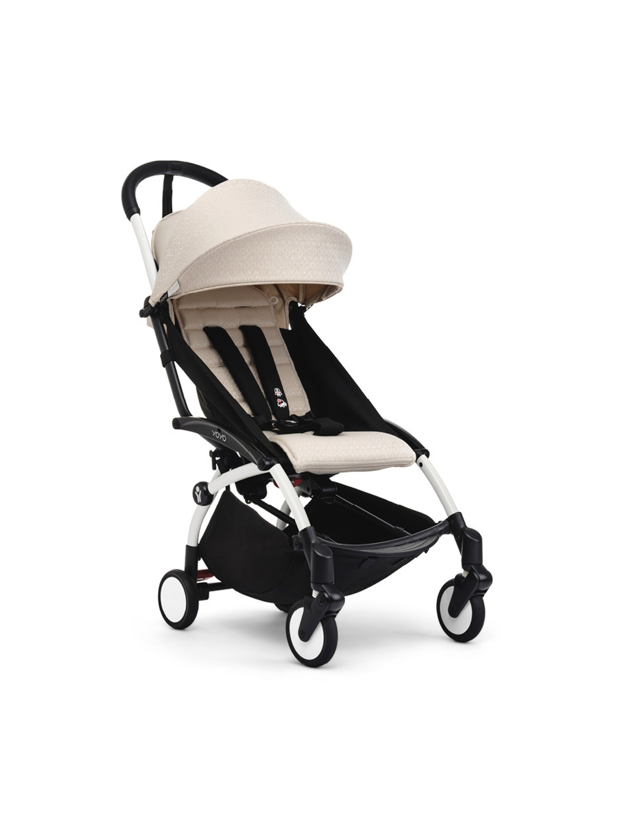 Buy YOYO2 Stroller White Frame with Bonpoint Beige 6+ Colour Pack