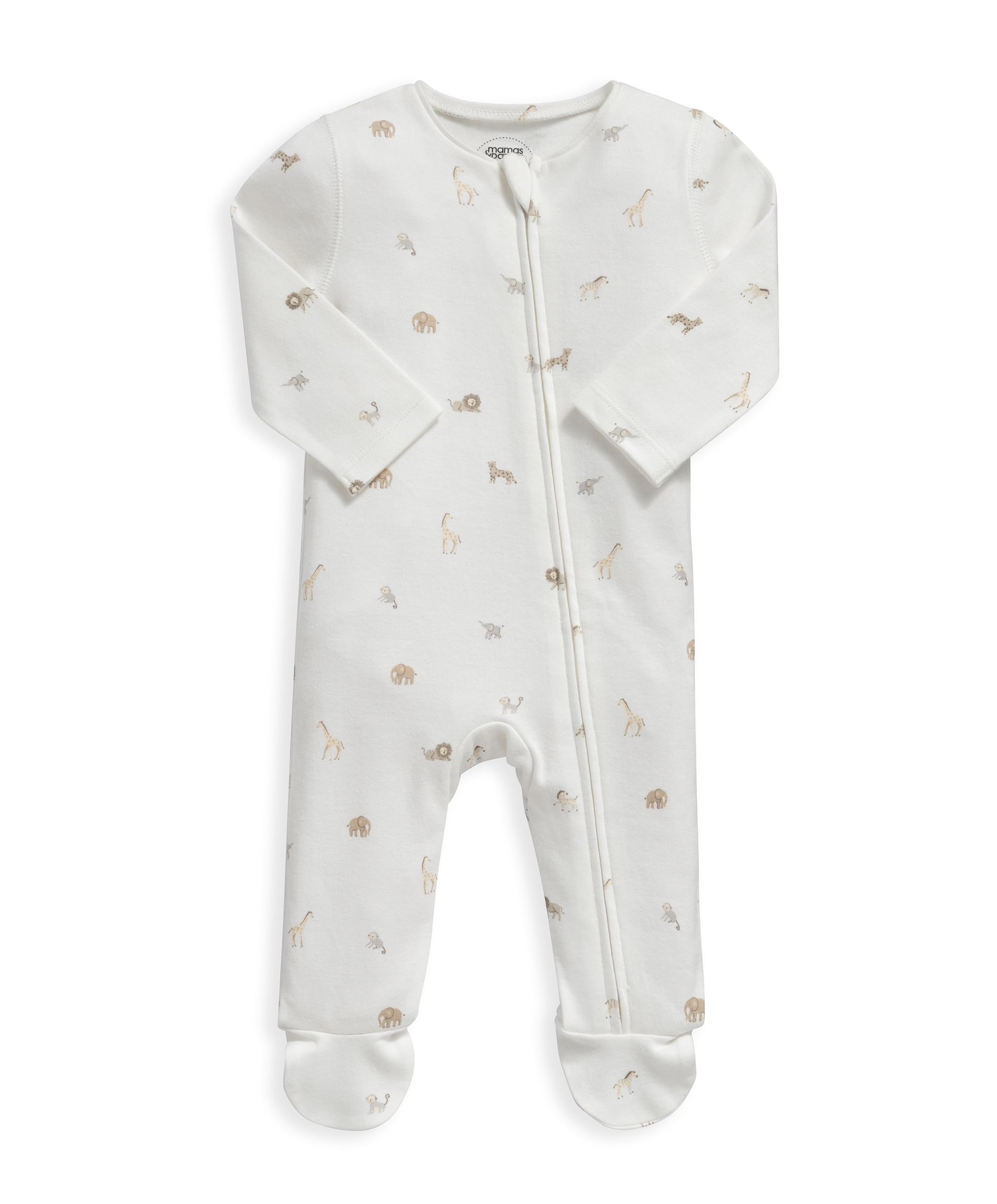 Buy Safari Print Asymmetric Zip All In One - Sleepsuit